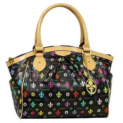 Fleur de Lis Monogram Satchel Bags - Multi -BG-5V507MT